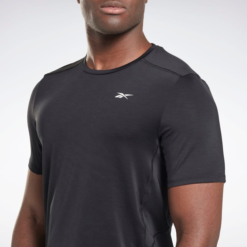 Reebok ACTIVCHILL Athlete T-Shirt Černé | BUCQP0685