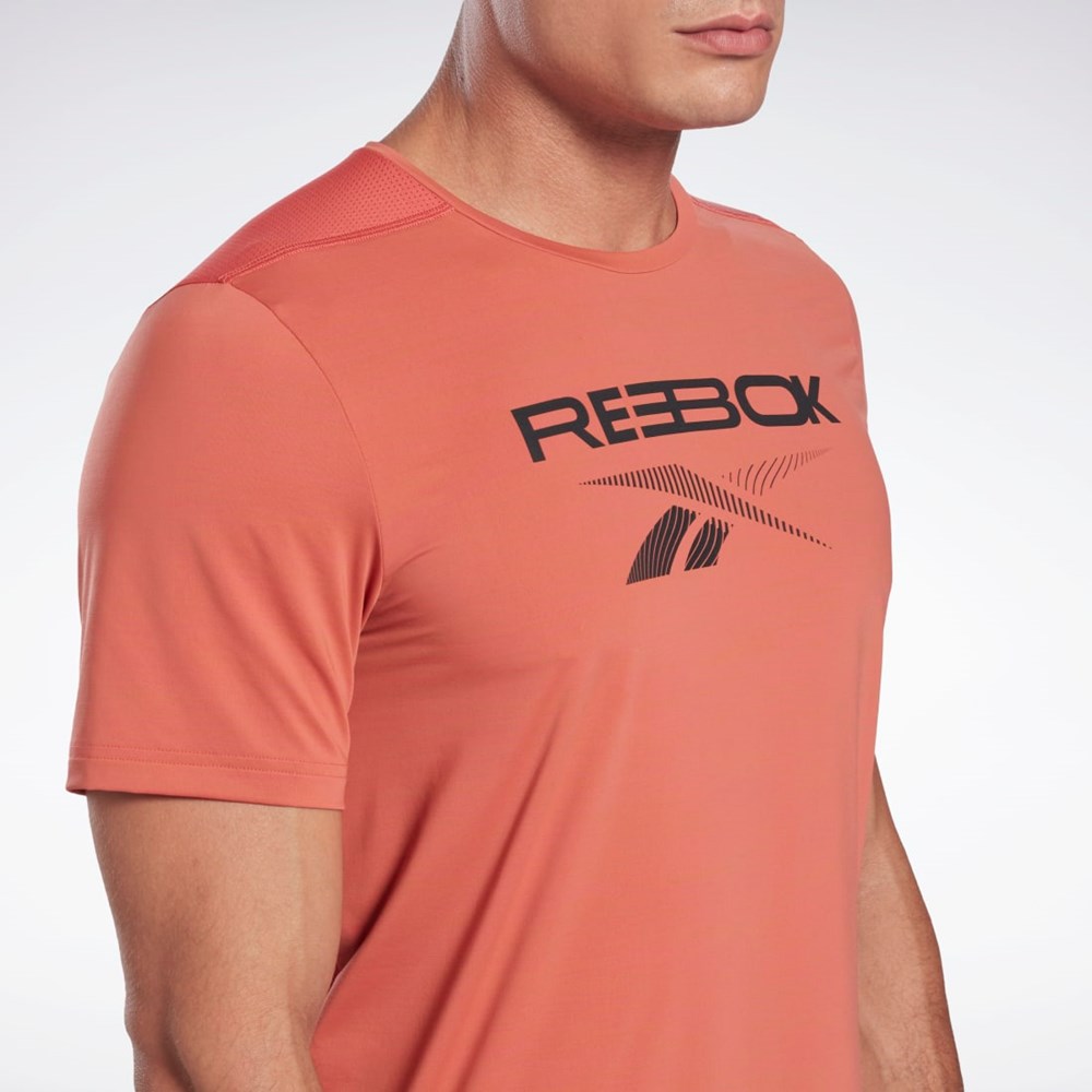 Reebok ACTIVCHILL Grafická Move T-Shirt Rhodonite | KVJLR6957