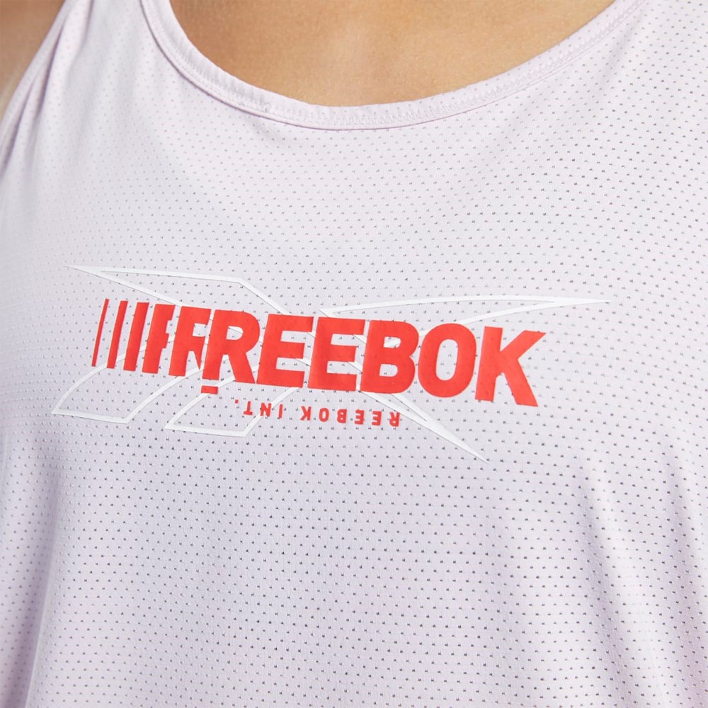 Reebok ACTIVCHILL Grafická Tank Top Růžové | FCUNG6754