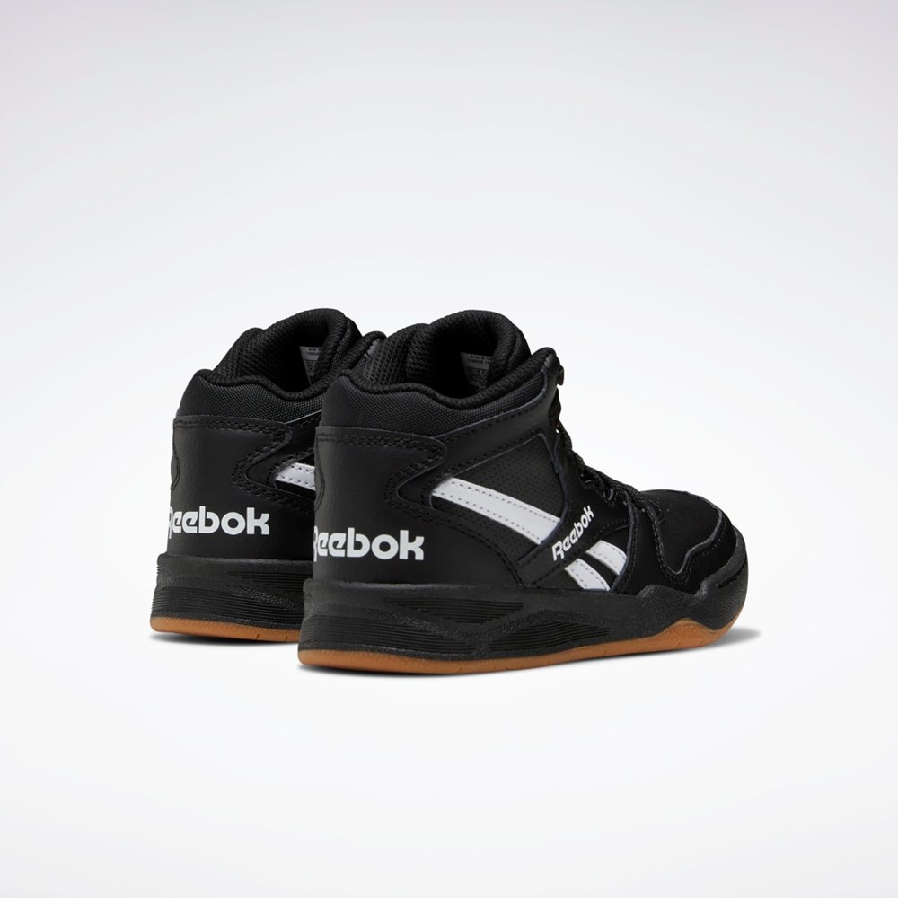 Reebok BB 4500 Court Shoes - Preschool Černé Černé Bílé | PLVBE1935