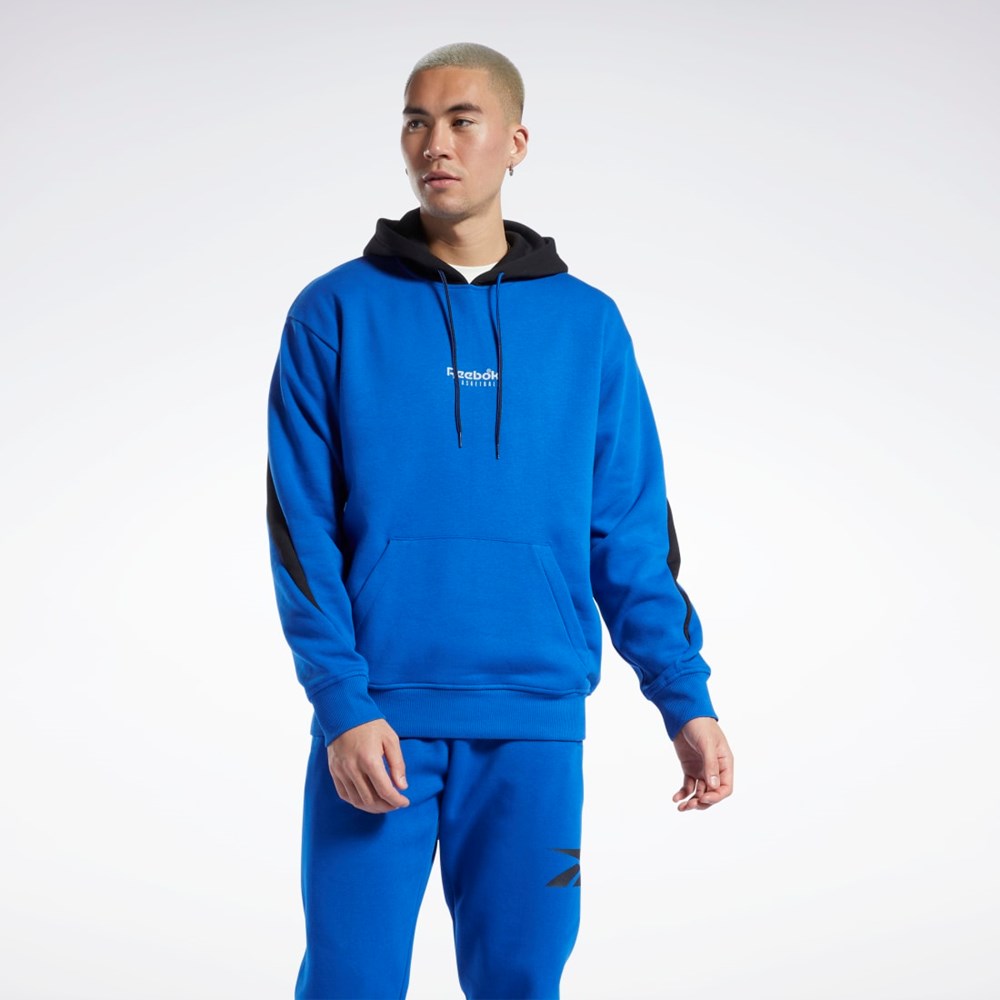 Reebok Basketball Back Vector Fleece Hoodie Blankyt | EWLFA3941