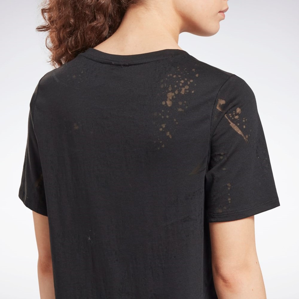 Reebok Burnout T-Shirt Černé | OPHYB4863