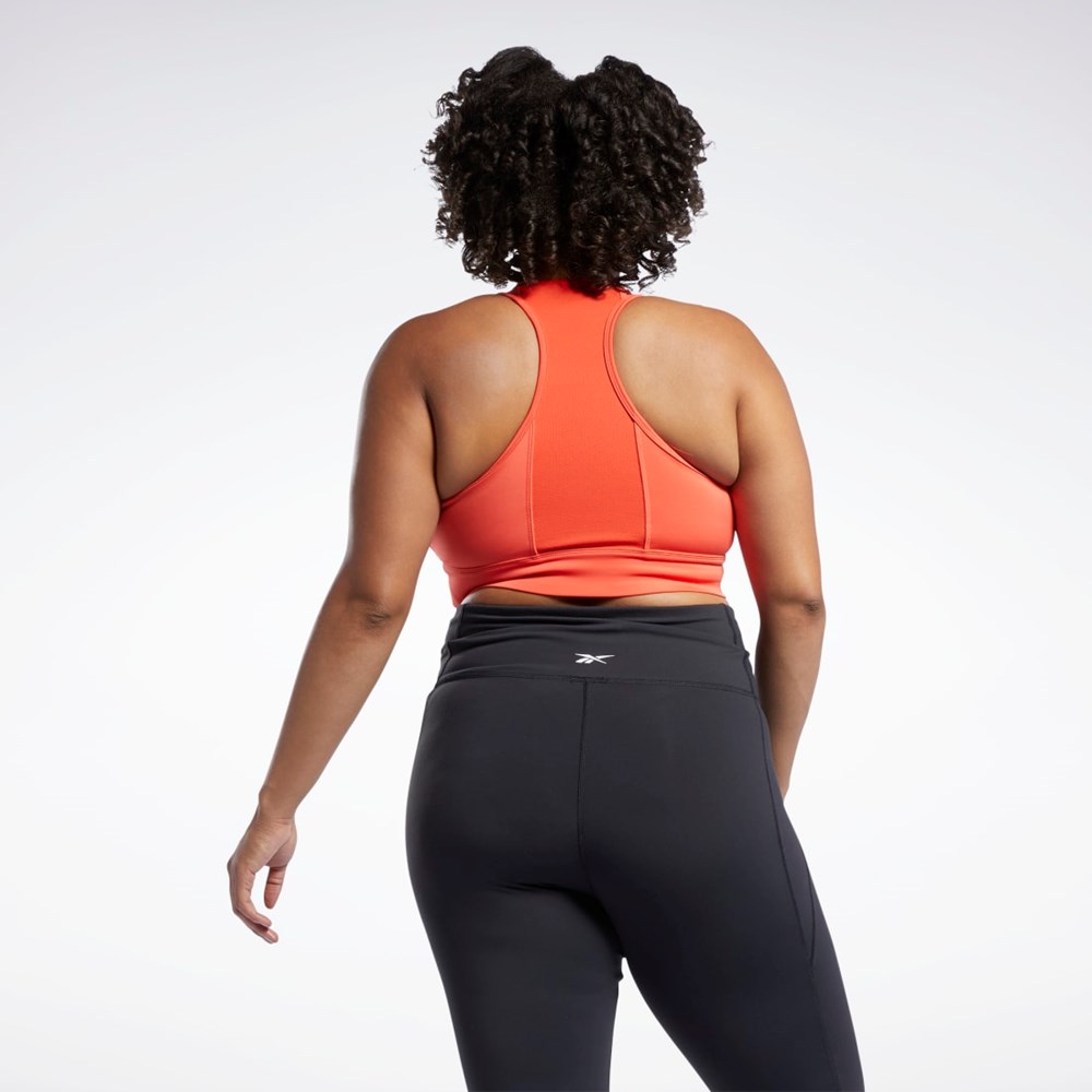 Reebok Běžecké Essentials Sports Bra (Plus Size) Červené | GDTIB2541