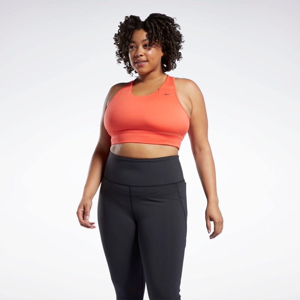 Reebok Běžecké Essentials Sports Bra (Plus Size) Červené | GDTIB2541