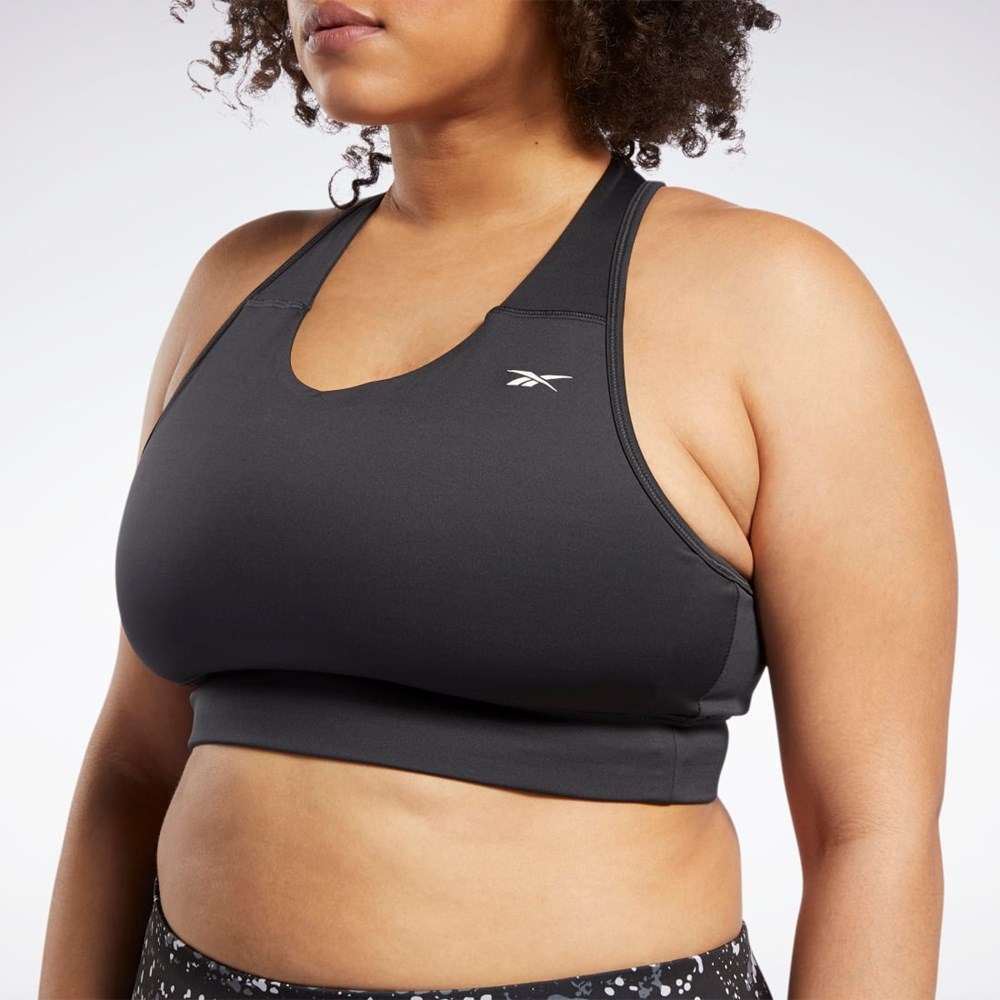 Reebok Běžecké Essentials Sports Bra (Plus Size) Černé | KTRMB4162