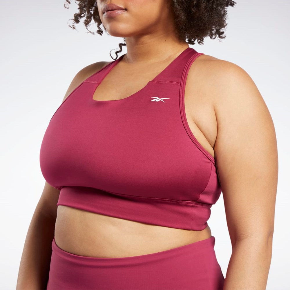 Reebok Běžecké Essentials Sports Bra (Plus Size) Punch Berry | MGRWV8945