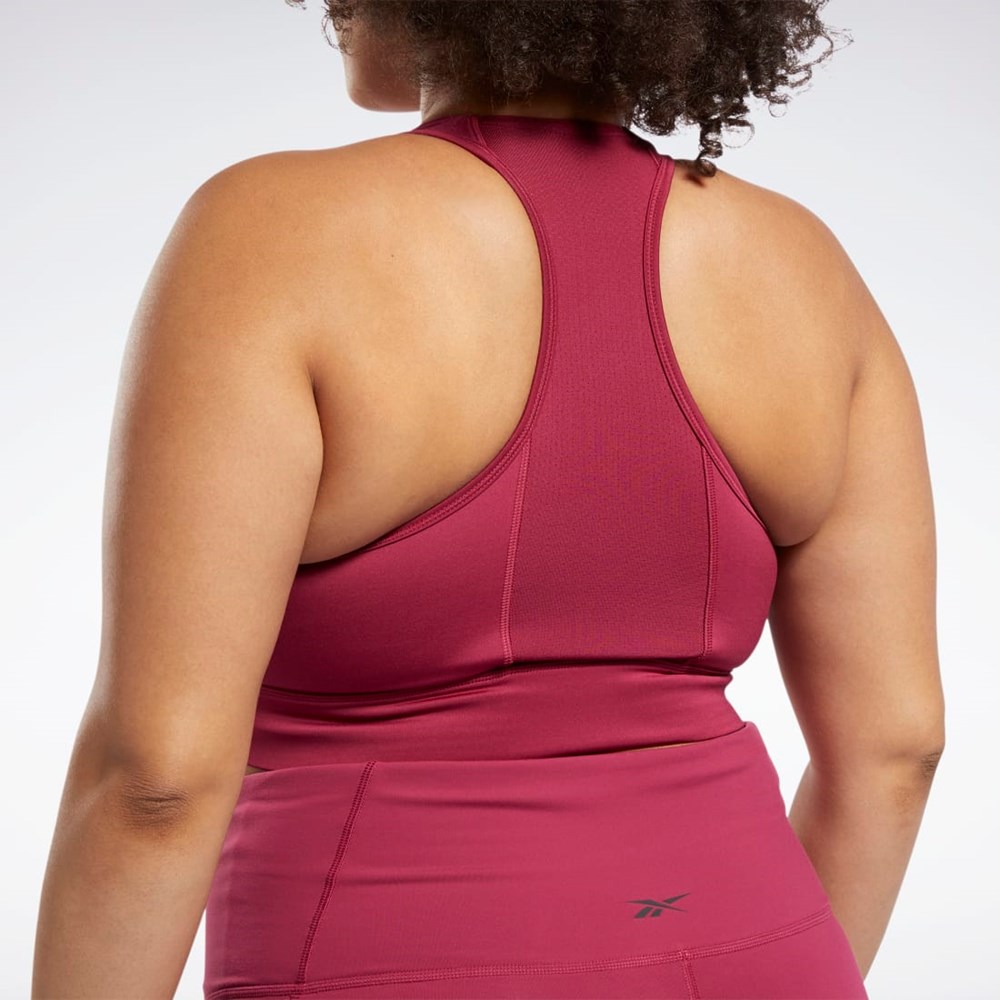 Reebok Běžecké Essentials Sports Bra (Plus Size) Punch Berry | MGRWV8945