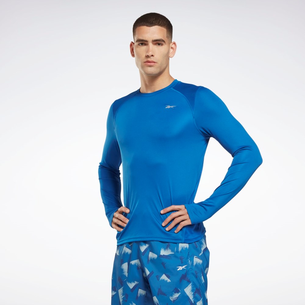 Reebok Běžecké Long Sleeve T-Shirt Blankyt | UTENL9314