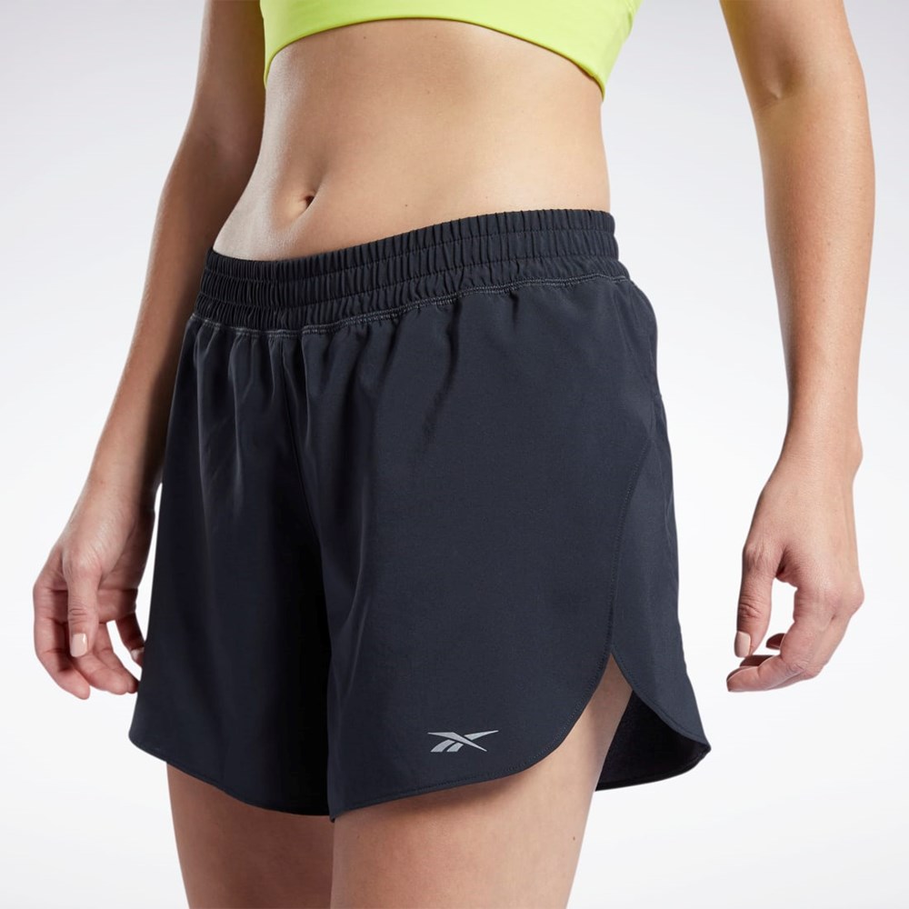 Reebok Běžecké Shorts Černé | DSQXY0824