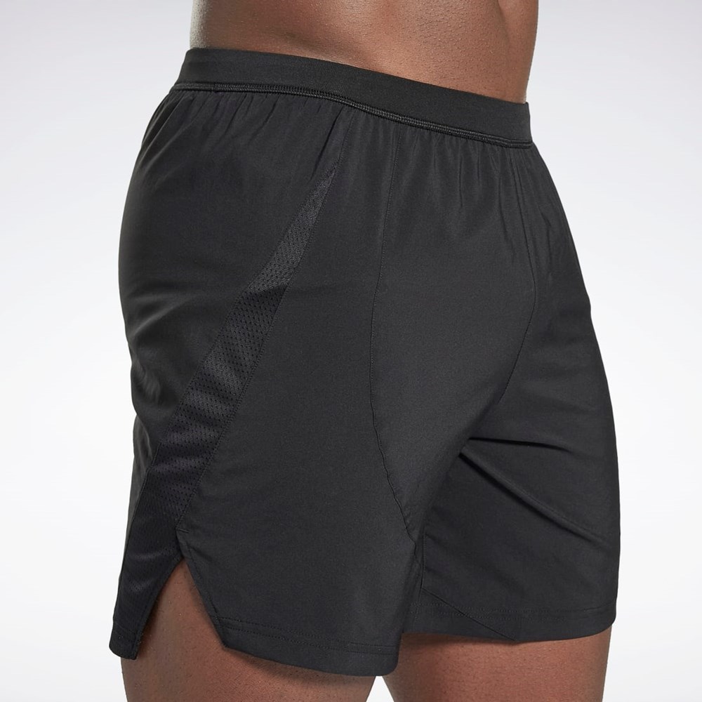 Reebok Běžecké Shorts Černé | REWKH3817