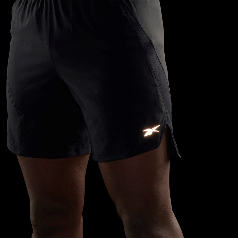 Reebok Běžecké Shorts Černé | REWKH3817