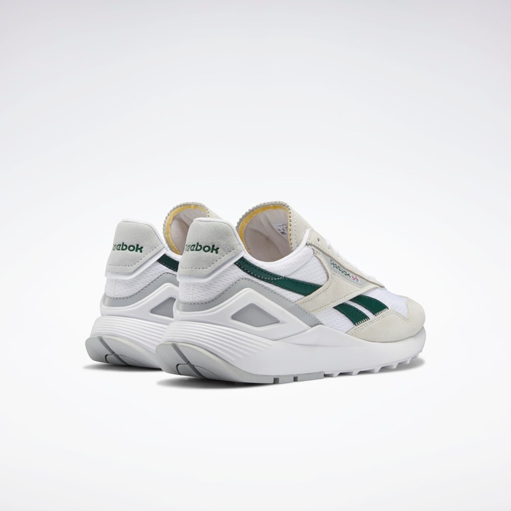 Reebok Classic Leather Legacy AZ Shoes Bílé Tmavě Zelene Šedé | JXFED7368