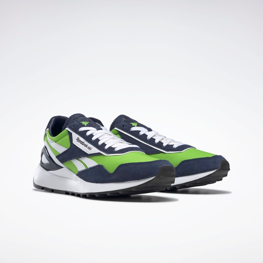 Reebok Classic Leather Legacy AZ Shoes Zelene Tmavě Blankyt Bílé | JTMSR9258