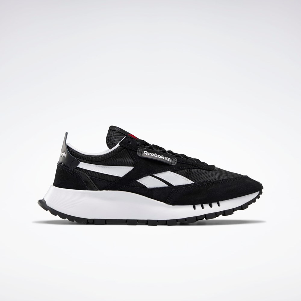 Reebok Classic Leather Legacy Shoes Černé Šedé Červené | FICJD0248