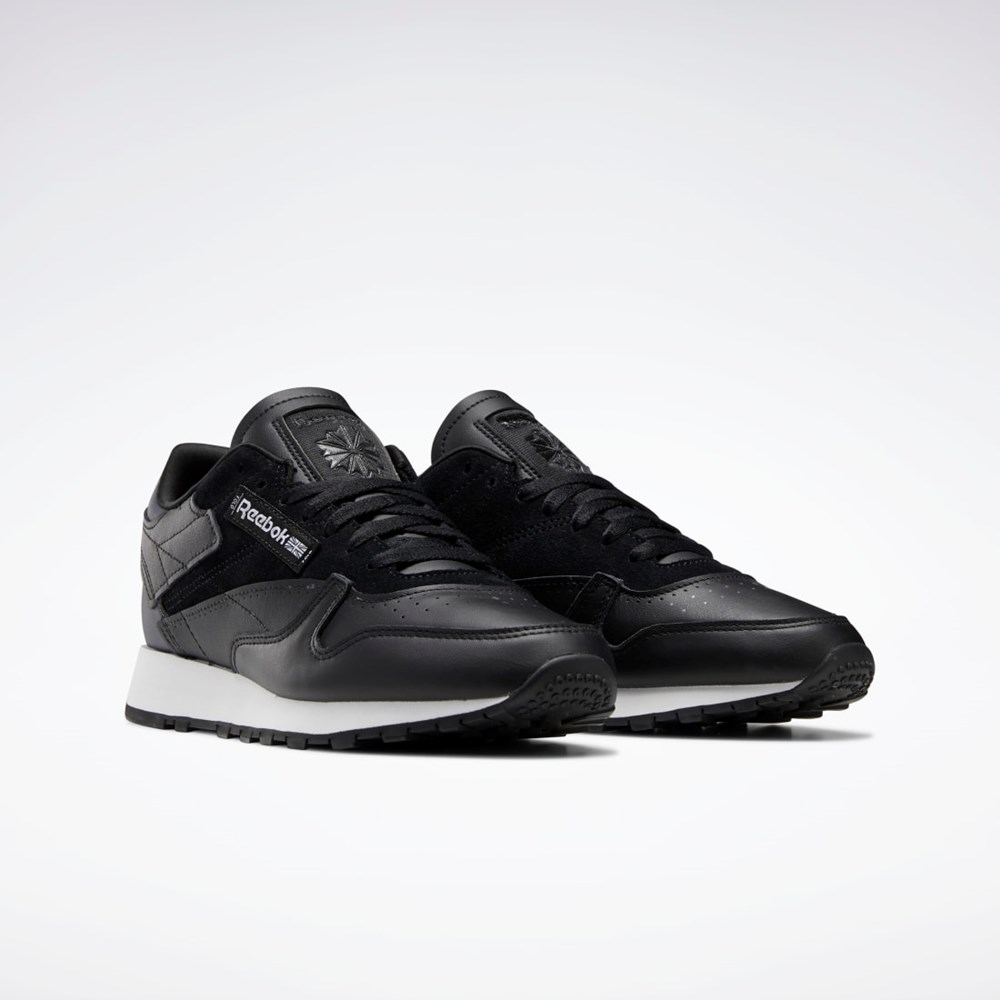 Reebok Classic Leather Make It Yours Shoes Černé Šedé Bílé | FLQVA2539