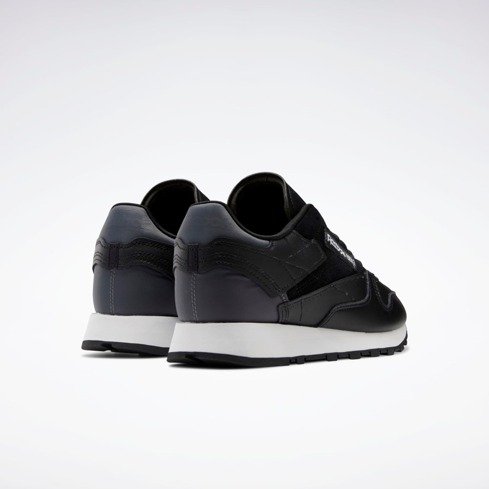 Reebok Classic Leather Make It Yours Shoes Černé Šedé Bílé | FLQVA2539