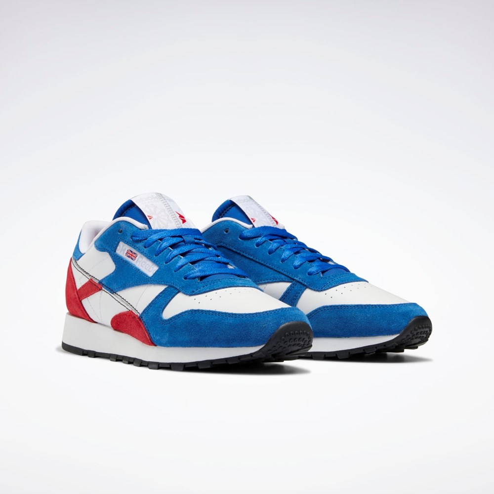 Reebok Classic Leather Make It Yours Shoes Blankyt Červené Bílé | GKOXH3879