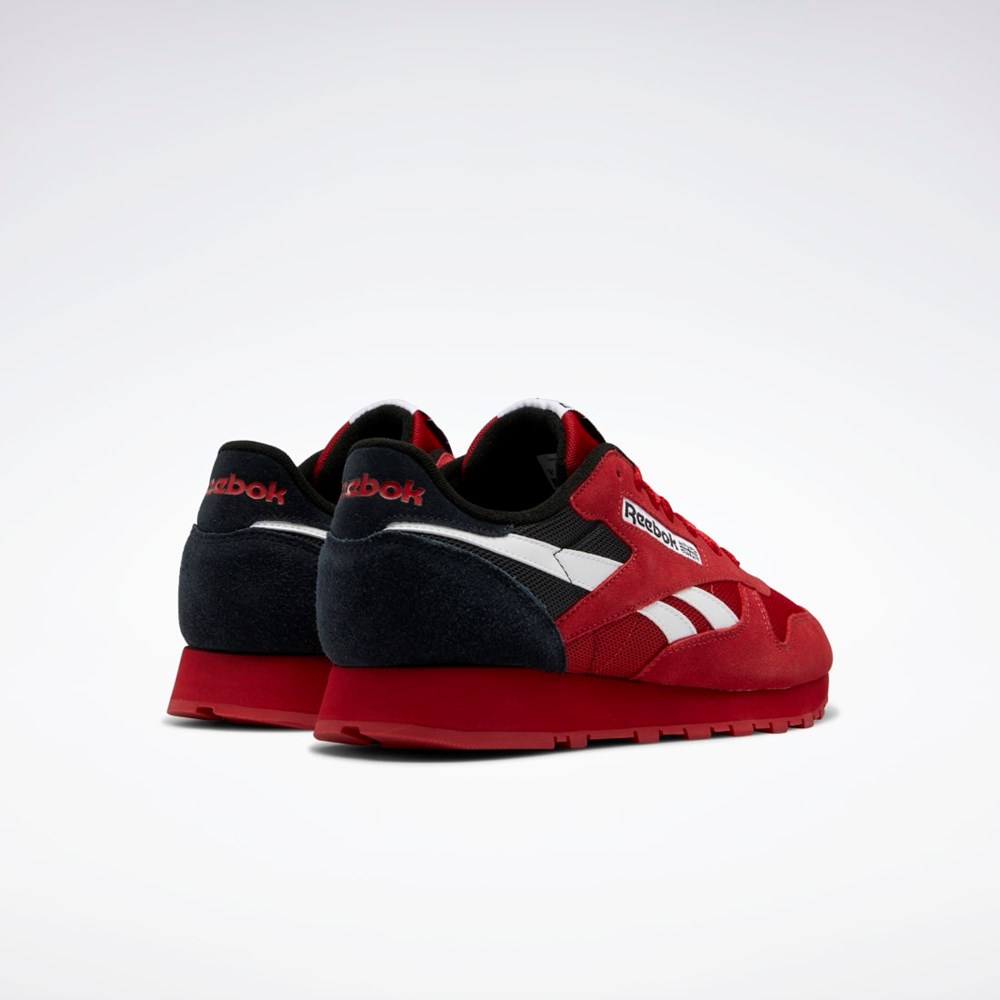 Reebok Classic Leather Make It Yours Shoes Červené Bílé Černé | IHLXW1275