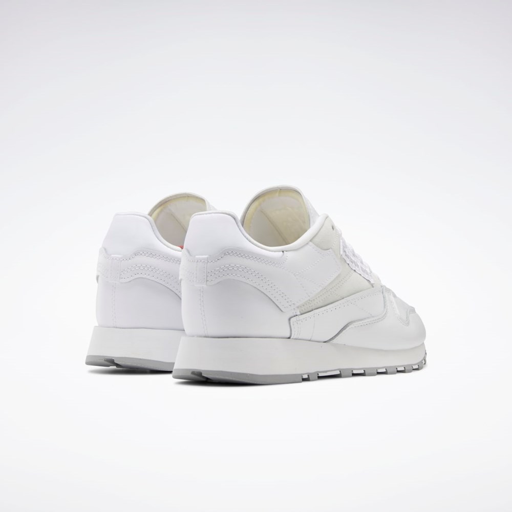 Reebok Classic Leather Make It Yours Shoes Bílé Šedé | JSOMD6142