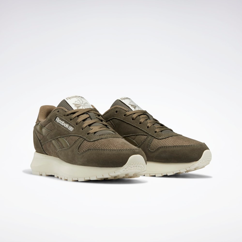 Reebok Classic Leather SP Shoes Zelene Zelene Bílé | EYRVB3154