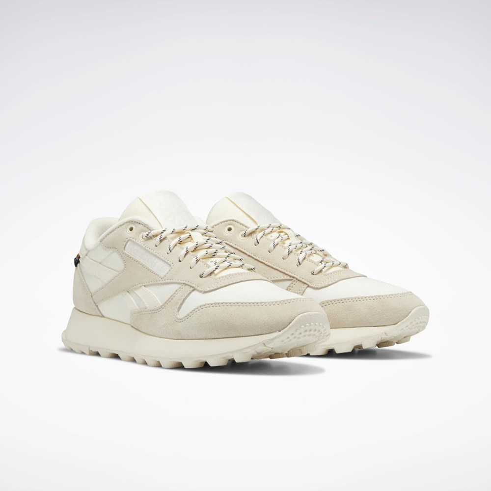 Reebok Classic Leather Shoes Bílé Bílé | XNGHC5290