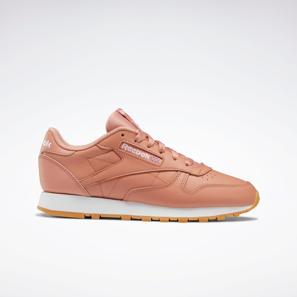 Reebok Classic Leather Shoes Koralove Koralove Bílé | XEQNF2471