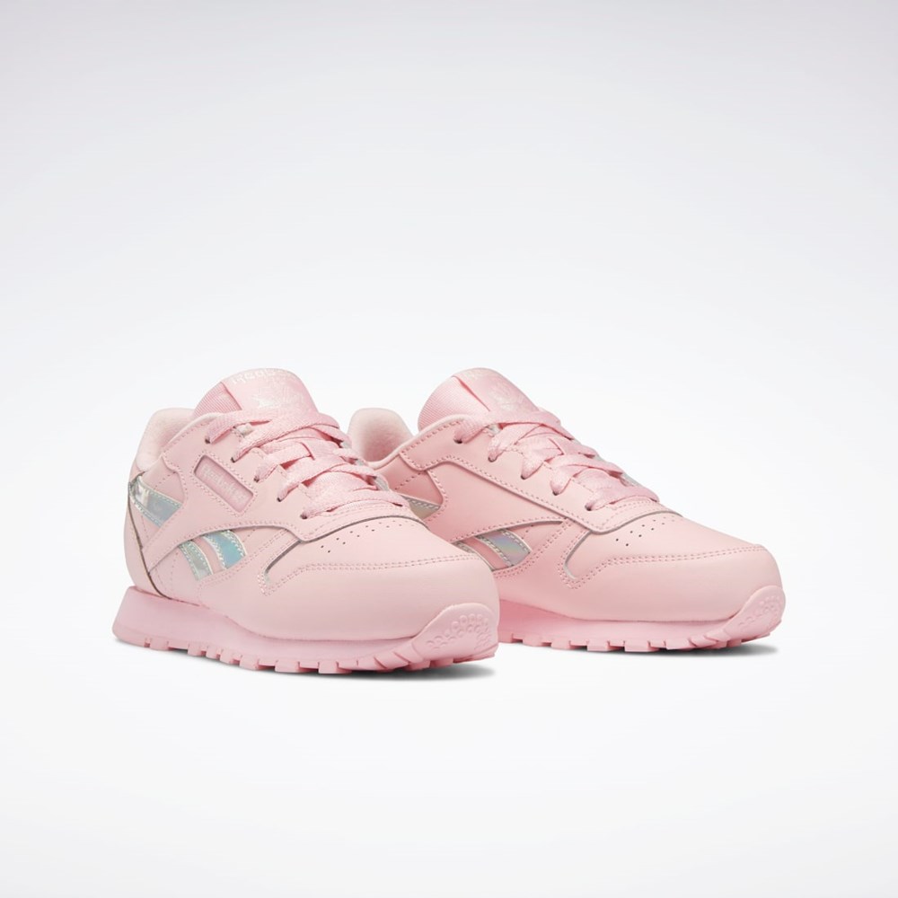 Reebok Classic Leather Shoes - Preschool Růžové Růžové Růžové | GENRV8754