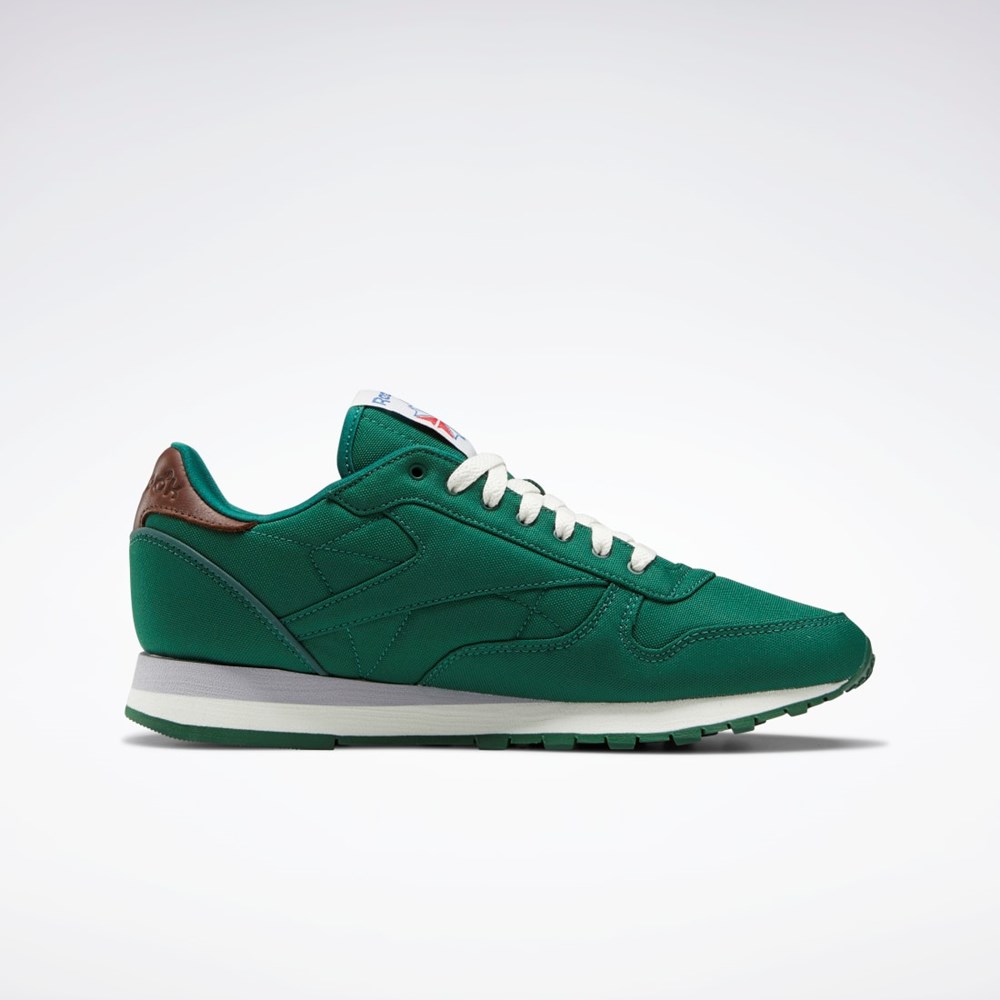 Reebok Classic Leather Shoes Tmavě Zelene Hnědé | BHTFV4785