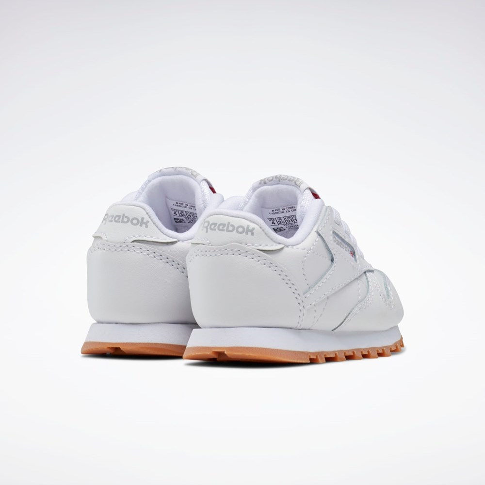 Reebok Classic Leather Shoes - Toddler Bílé Bílé | YVSFH5849