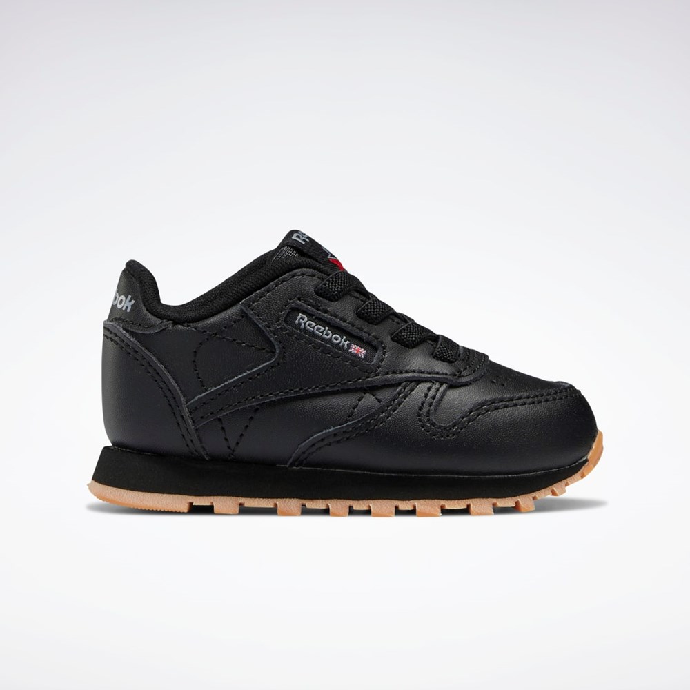 Reebok Classic Leather Shoes - Toddler Černé Černé | SKVFJ0328