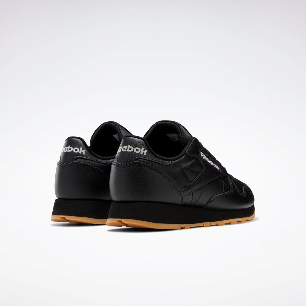 Reebok Classic Leather Shoes Černé Šedé | DYMOC9345