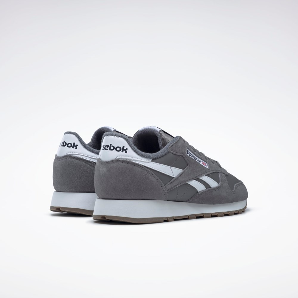 Reebok Classic Leather Shoes Šedé Šedé Bílé | FBMHX6431