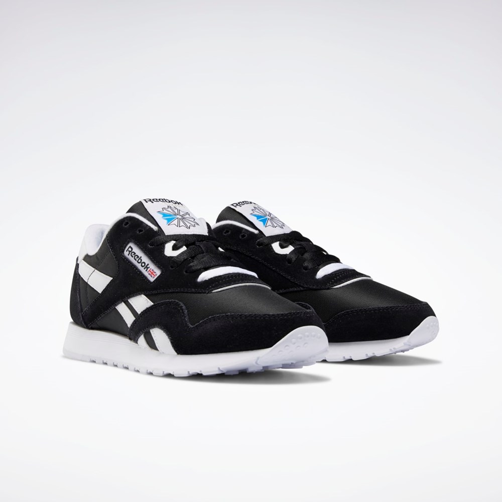 Reebok Classic Nylon Shoes Černé Černé Bílé | AIHBS1435