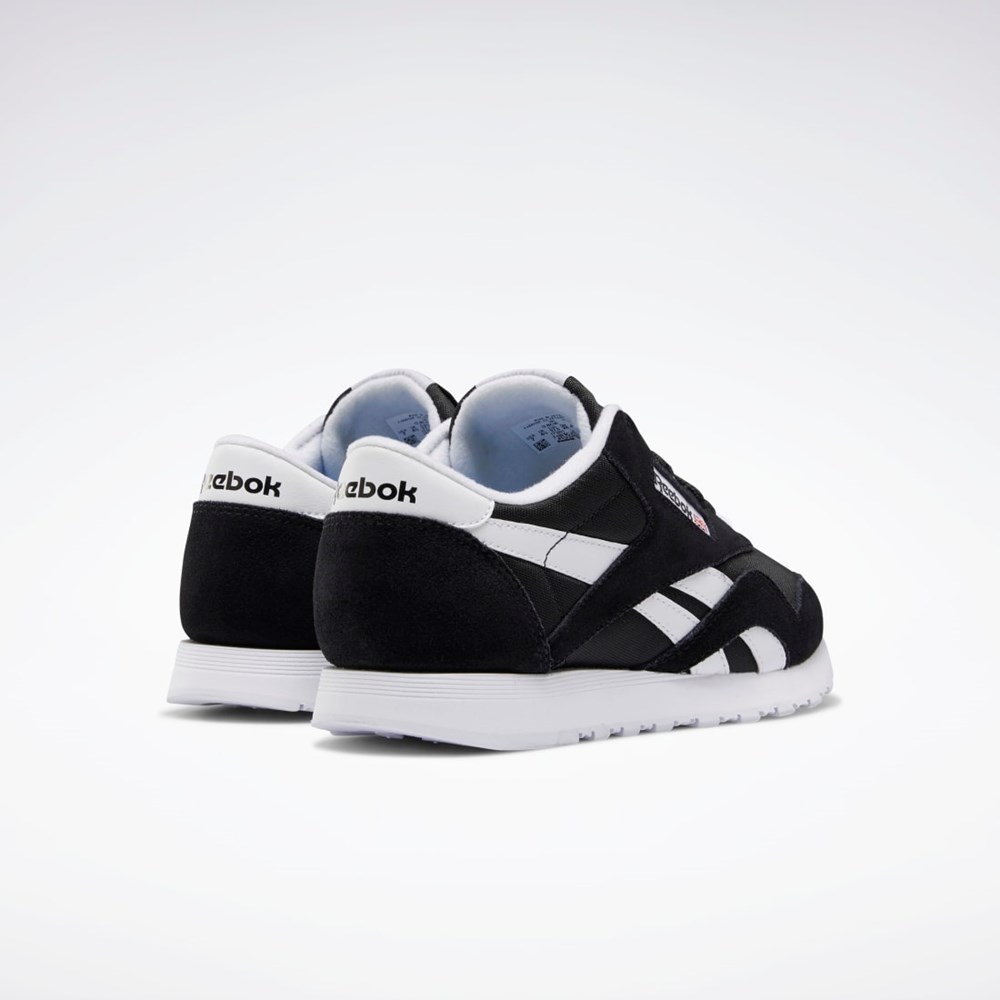 Reebok Classic Nylon Shoes Černé Černé Bílé | AIHBS1435