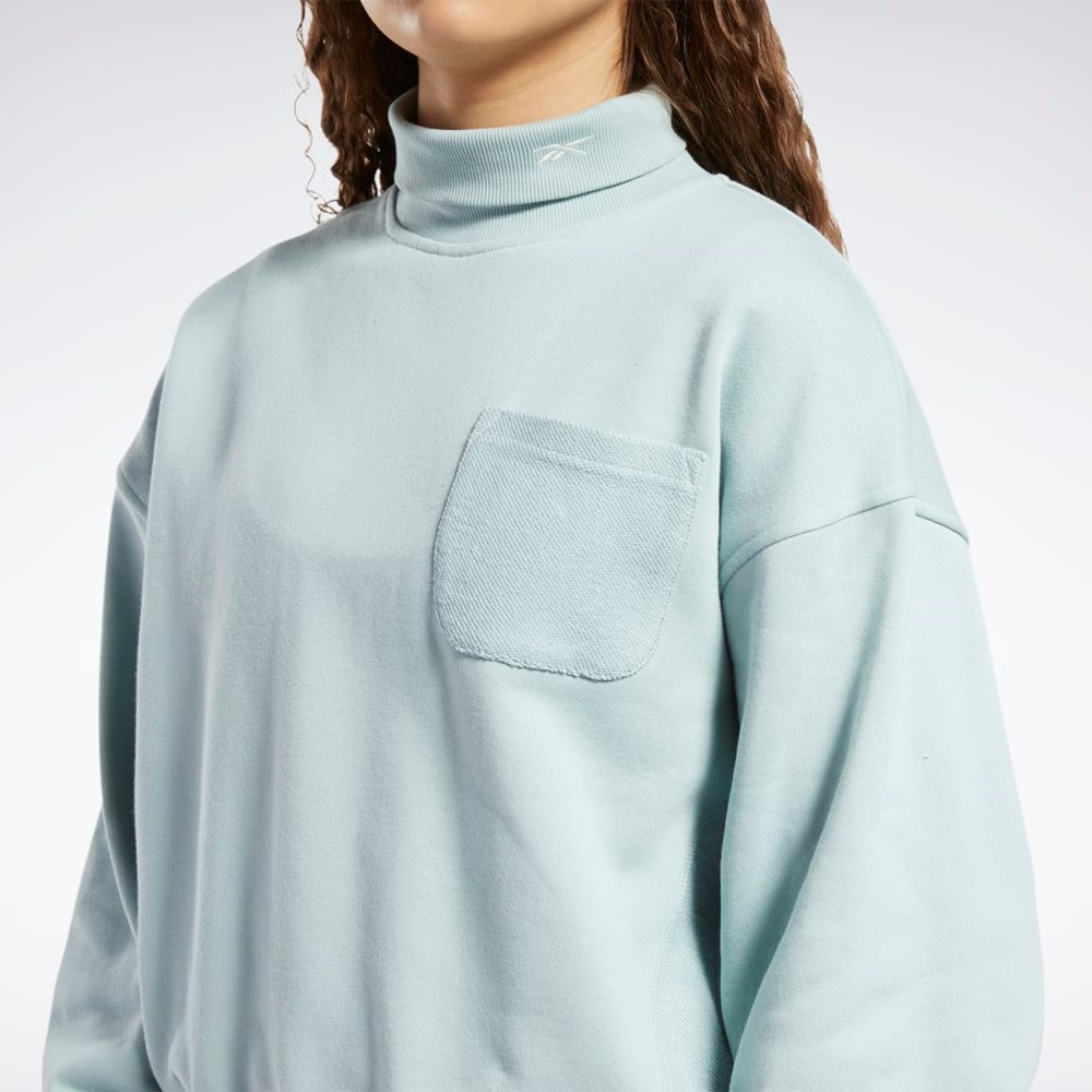 Reebok Classics Bavlněné French Terry Sweatshirt Šedé | HWRZT0629