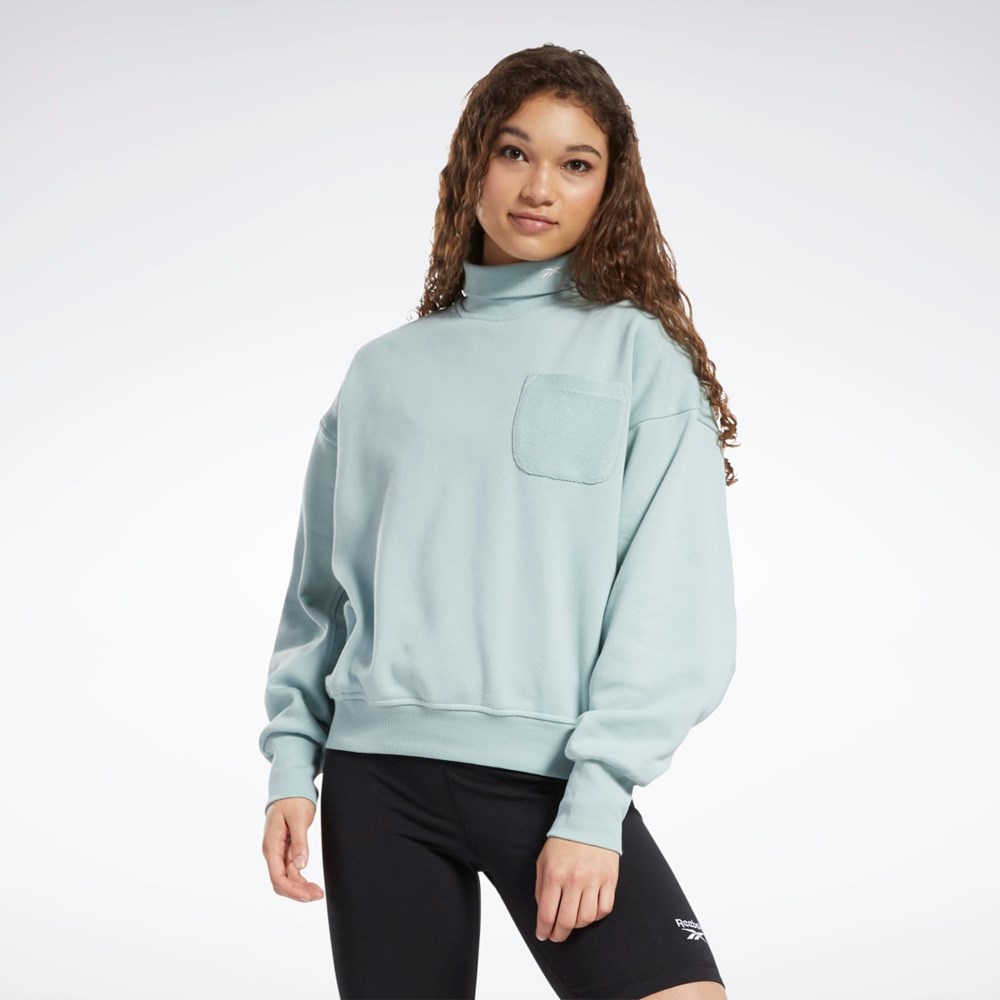 Reebok Classics Bavlněné French Terry Sweatshirt Šedé | HWRZT0629