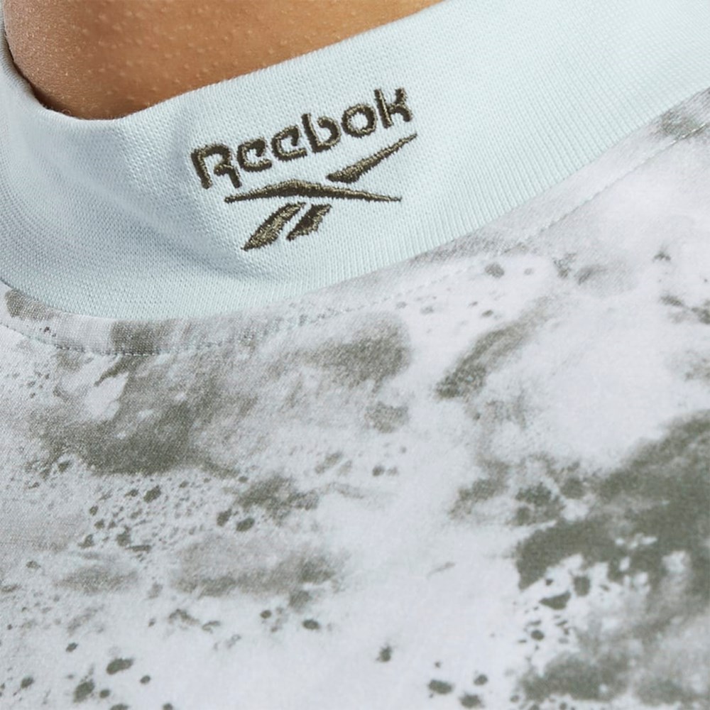 Reebok Classics Cloud Splatter-Print Krátké Sleeve Cropped T-Shirt Světle | AVFIE7964