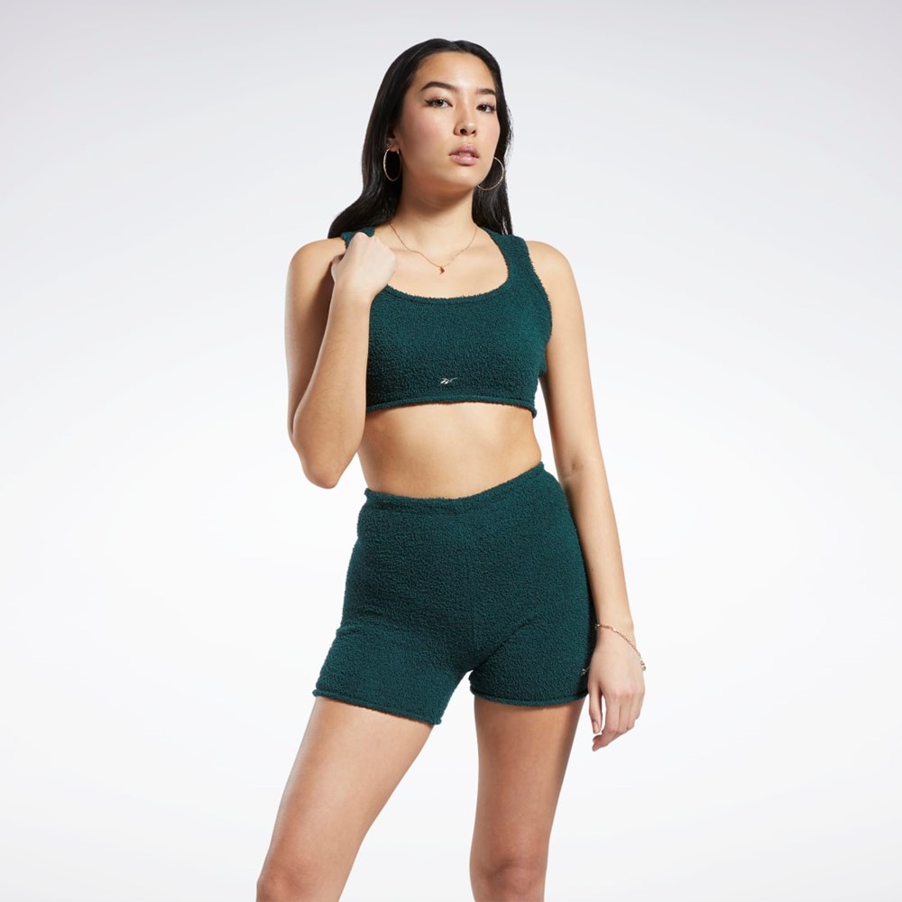 Reebok Classics Cozy Tank Top Zelene | RADIC5961