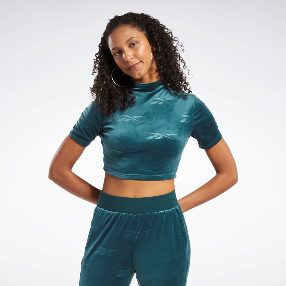 Reebok Classics Energy Tight Top Zelene | SVPXY7456