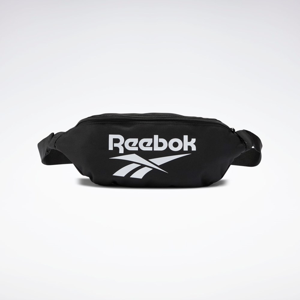 Reebok Classics Foundation Pasem Bag Černé Černé | QHFZW9485