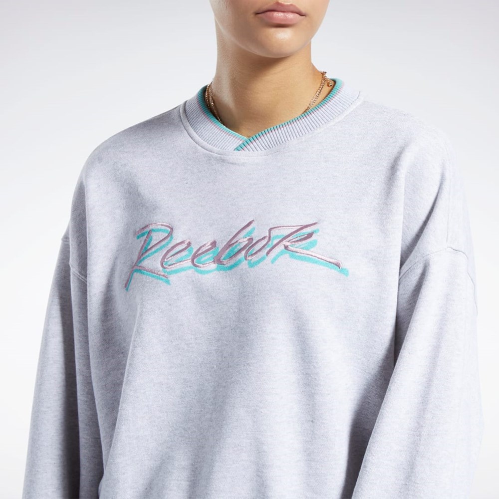 Reebok Classics Grafická Sweatshirt Světle Šedé | NYCQO2076