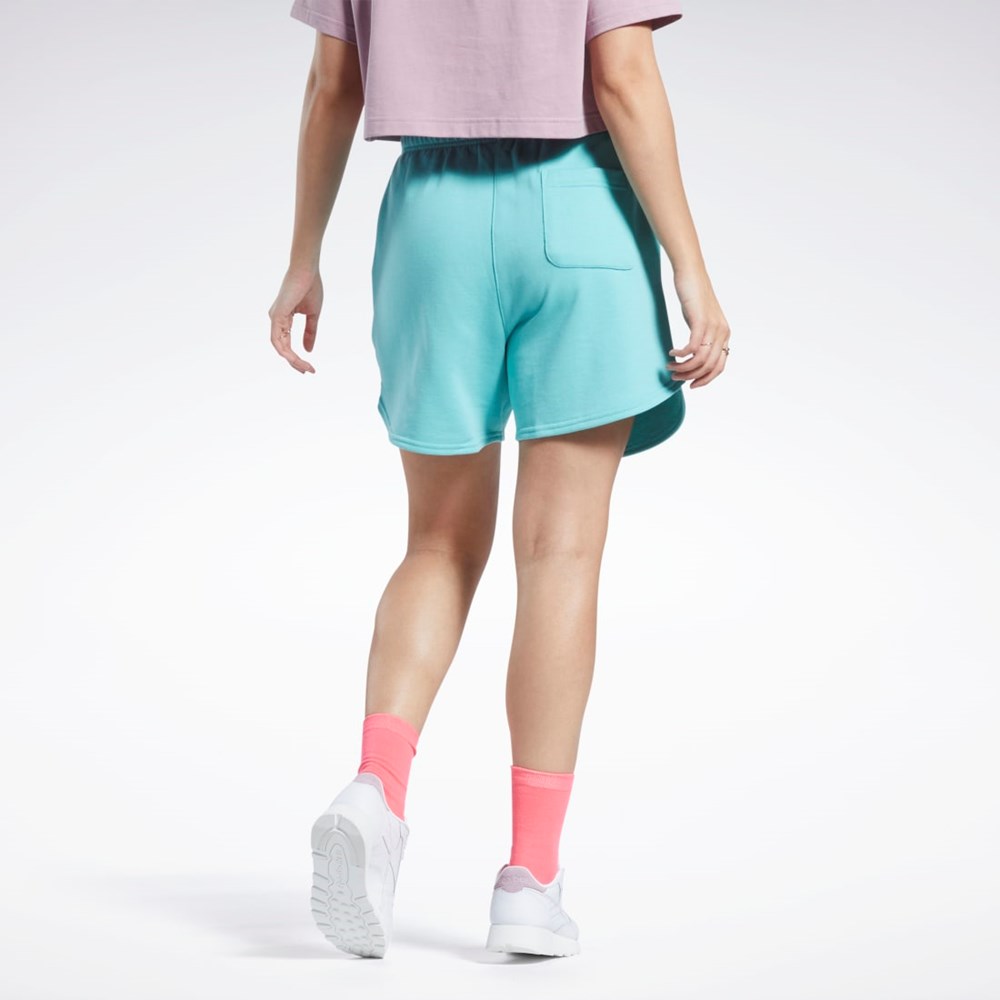 Reebok Classics Knit Shorts Semi Classic Teal | LEQFB0845