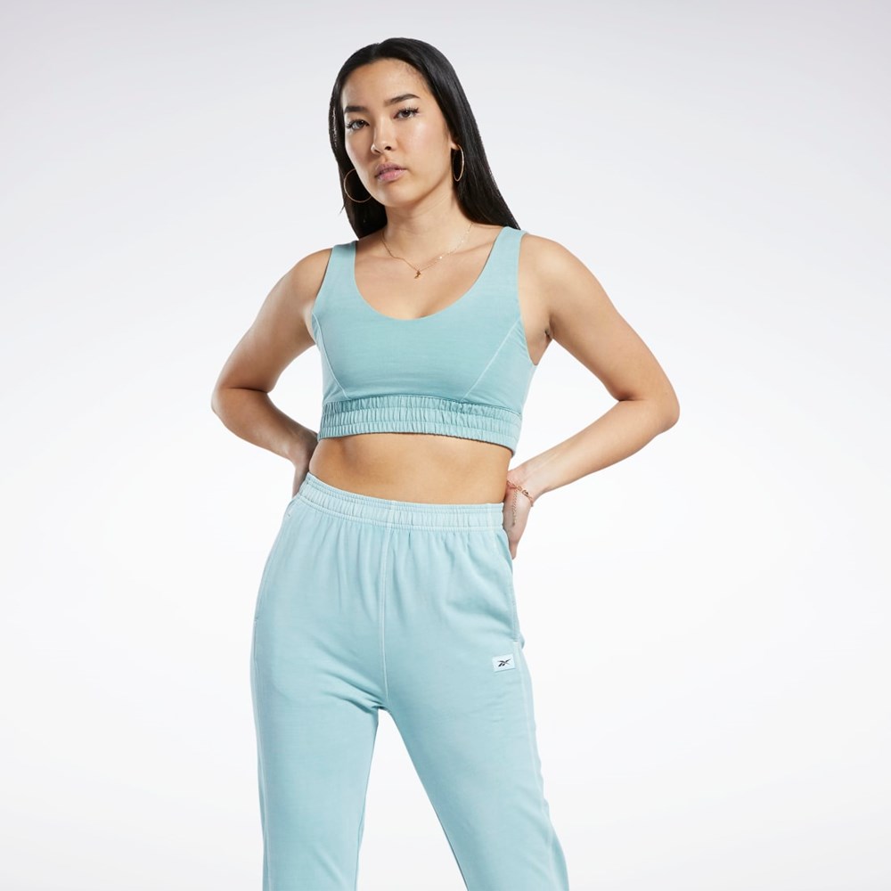 Reebok Classics Natural Dye Fitted Bra Šedé | FZLUR8724