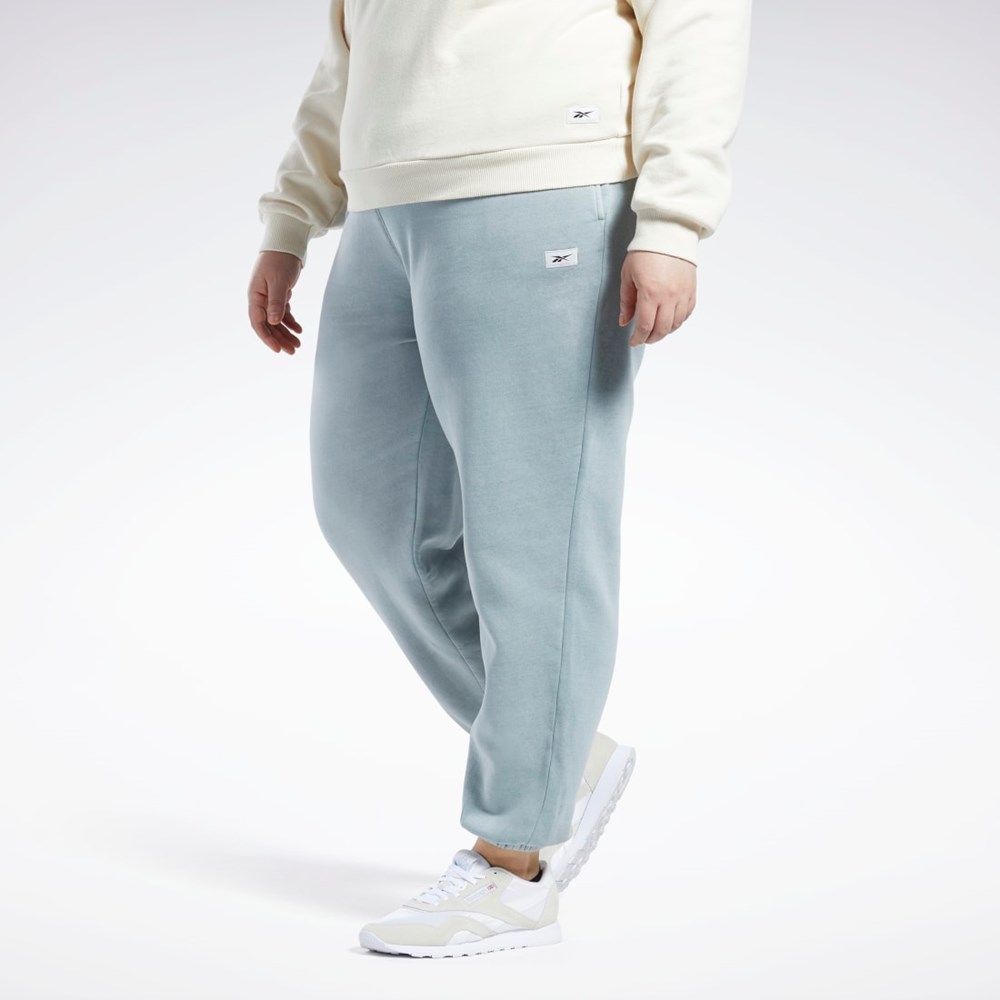 Reebok Classics Natural Dye Fleece Pants (Plus Size) Šedé | IUFTC7083