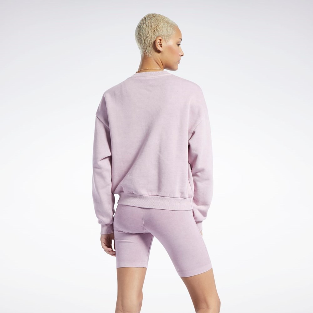 Reebok Classics Natural Dye Sweatshirt Infused Lilac | ILFPJ4921