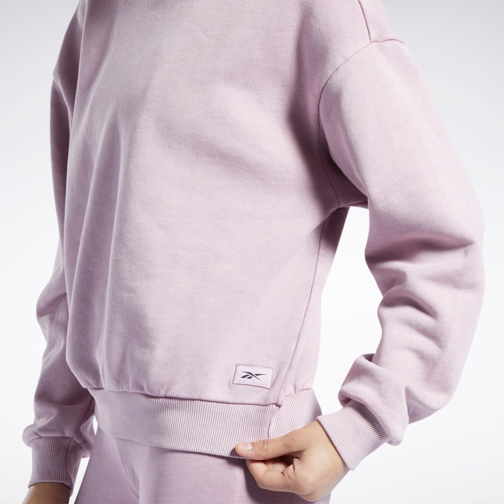 Reebok Classics Natural Dye Sweatshirt Infused Lilac | ILFPJ4921