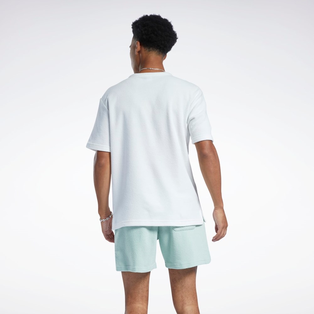 Reebok Classics Terry T-Shirt Chalk | FACDK4362