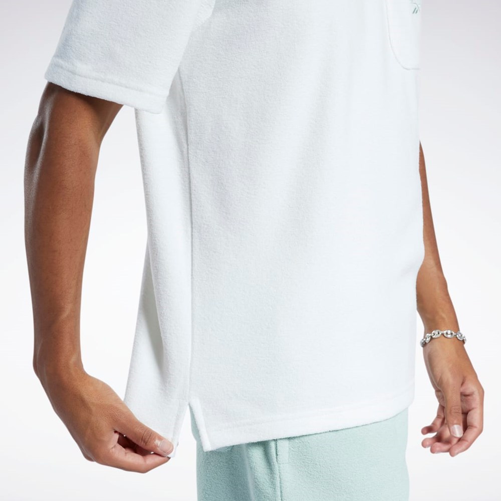 Reebok Classics Terry T-Shirt Chalk | FACDK4362