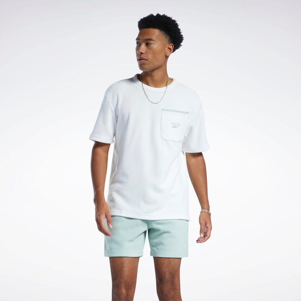 Reebok Classics Terry T-Shirt Chalk | FACDK4362