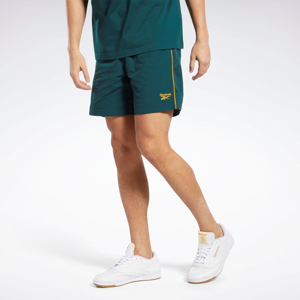 Reebok Classics Vector Shorts Zelene | IRFOJ3186